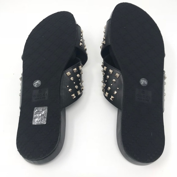 ❌SOLD❌Gucci Leather Sandals - Picture 2 of 5